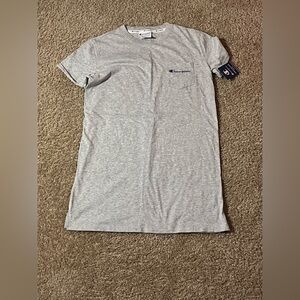 Champion Grey Tee-Dress. Never worn. Size S.